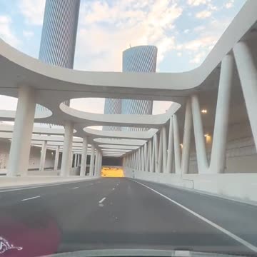 amazing road in Lusail city Doha Qatar