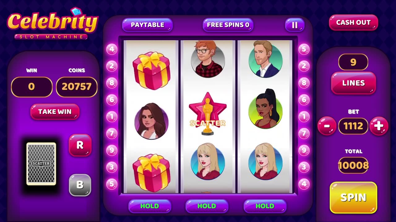 Celebrity Slot Machine