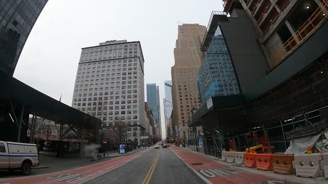 Driving Thru Around 01-16-2022 34 Street Manhattan East to West 4K Part: 02 of 03