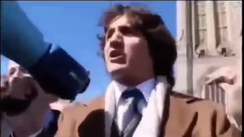 Trudeau protesting the government not following laws