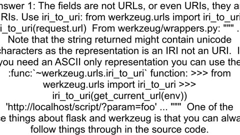 In Python Flask how to access complete raw URL prior to unescaping