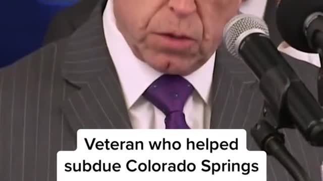 Veteran who helped subdue Colorado Springs