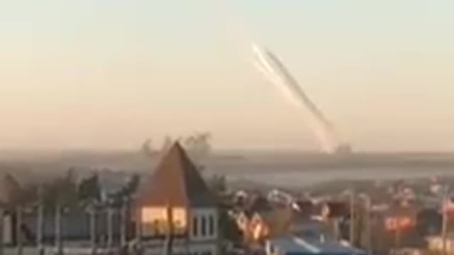 Russian Rockets launched into Ukraine