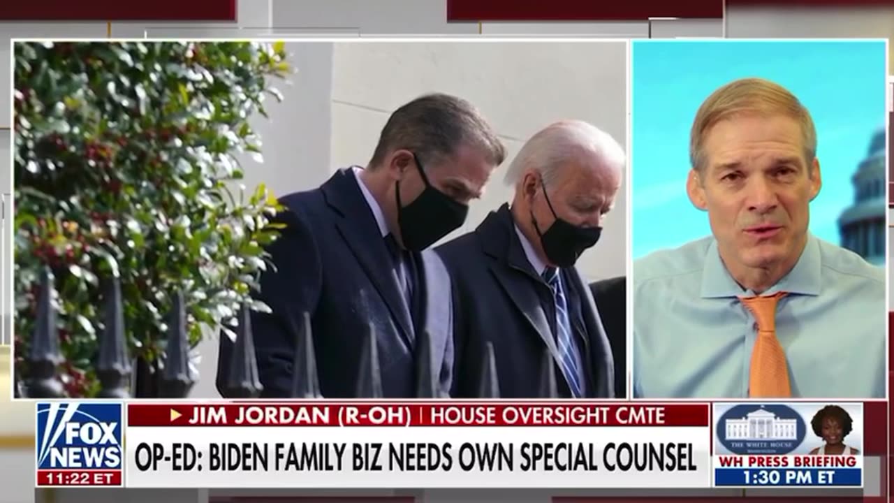 Rep Jim Jordan: Biden Family Subpoena