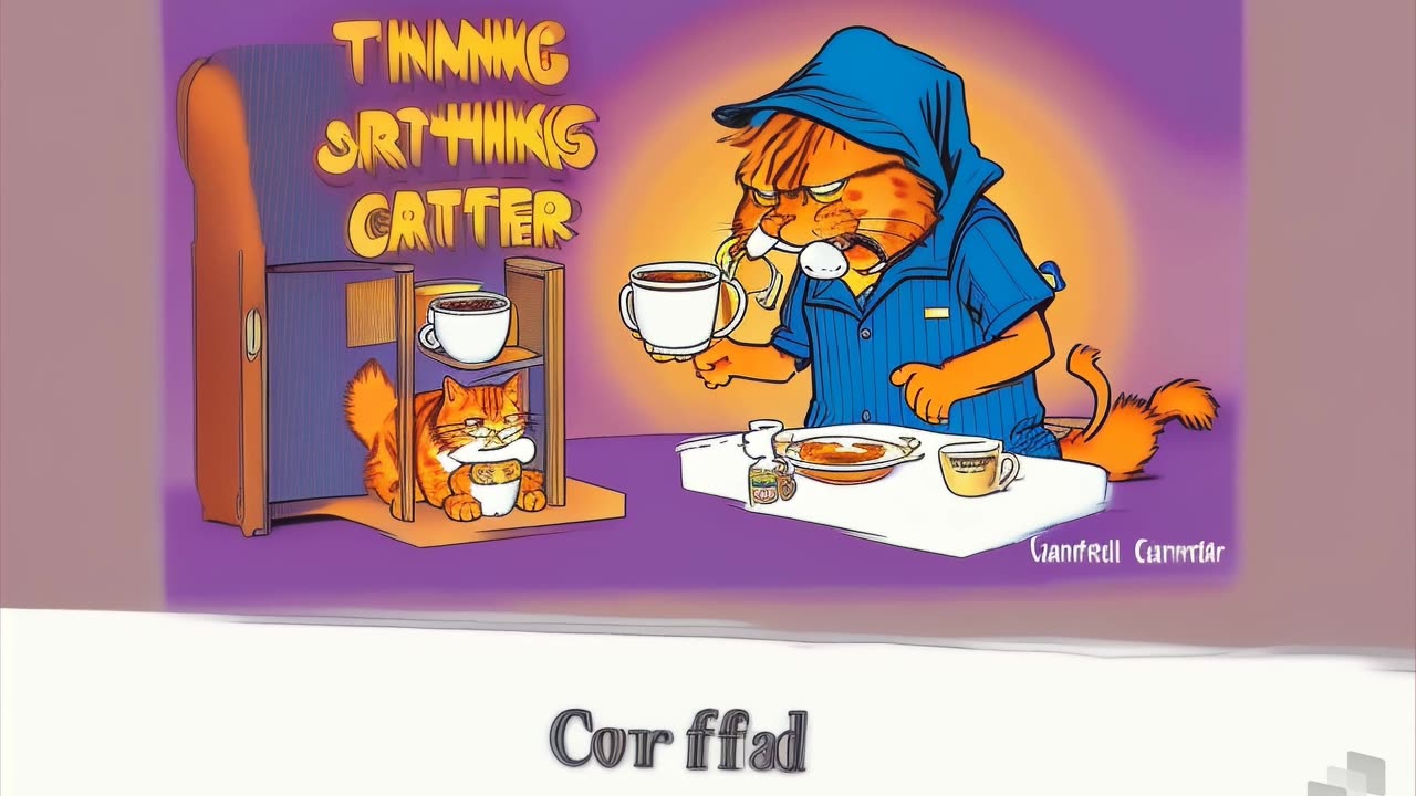 a_picture of garfield the cat