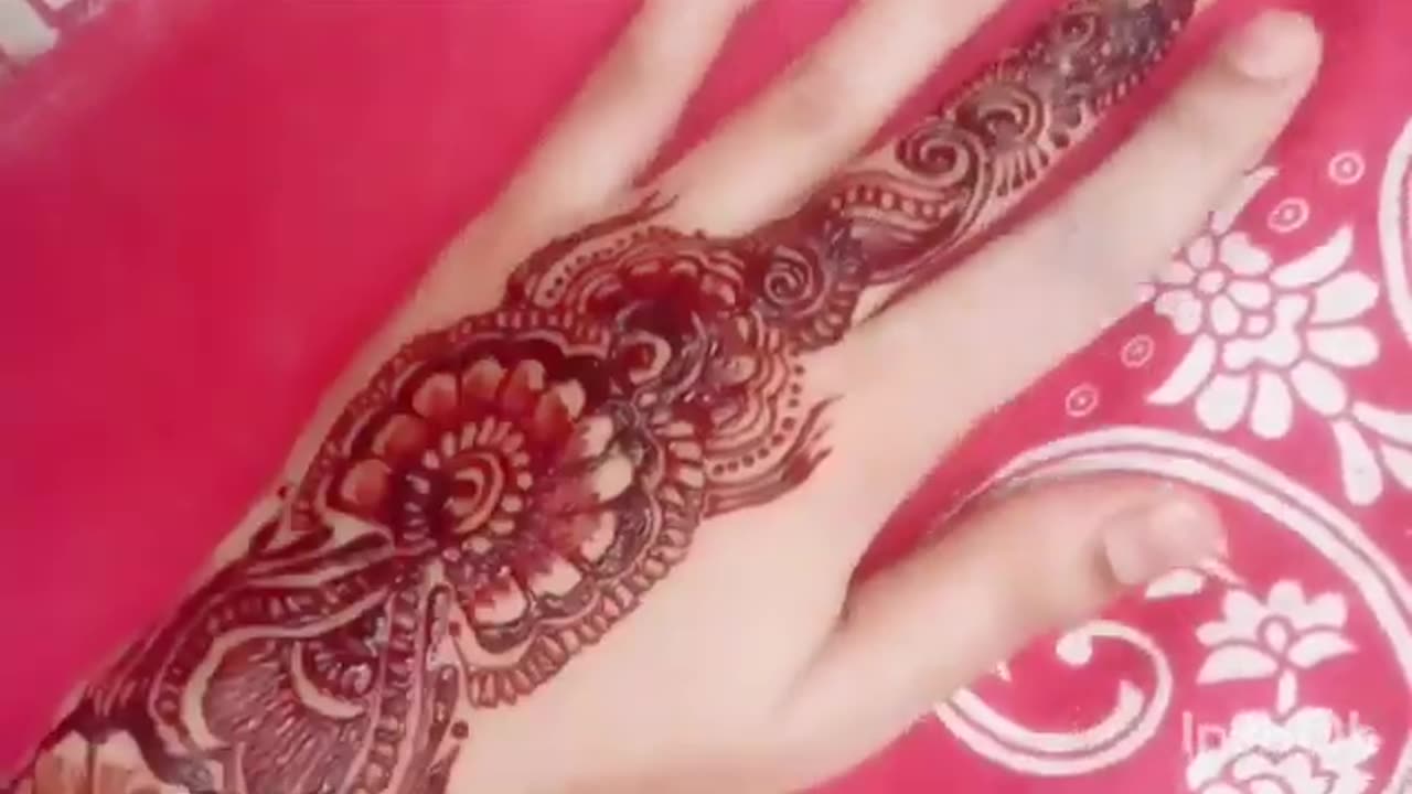 New very beautiful easy trick mehndi design