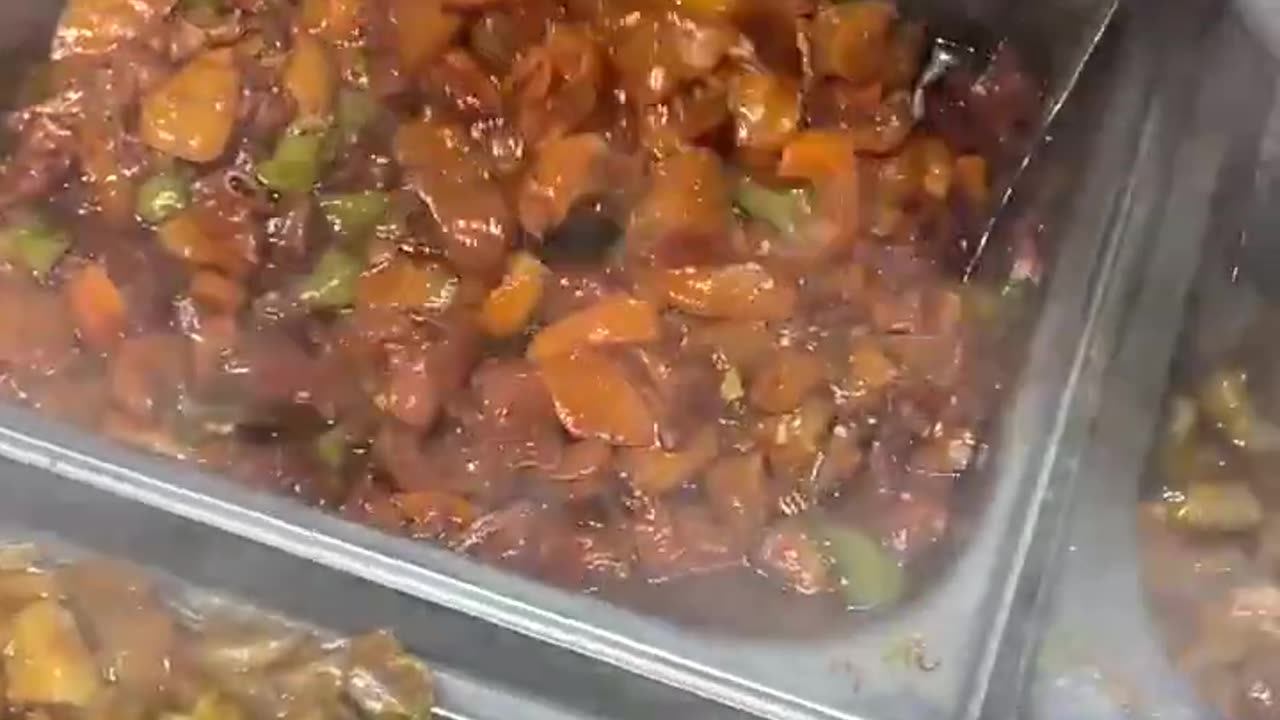 Eating food