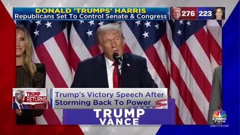 Donald Trump'S Full Victory Speech - 11-6-24.