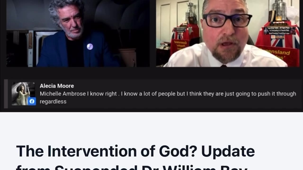 The Intervention Of God update From Suspended Dr William Bay