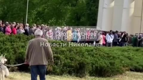 Nepokoje v Nikolajevu proti kyjevské vládě