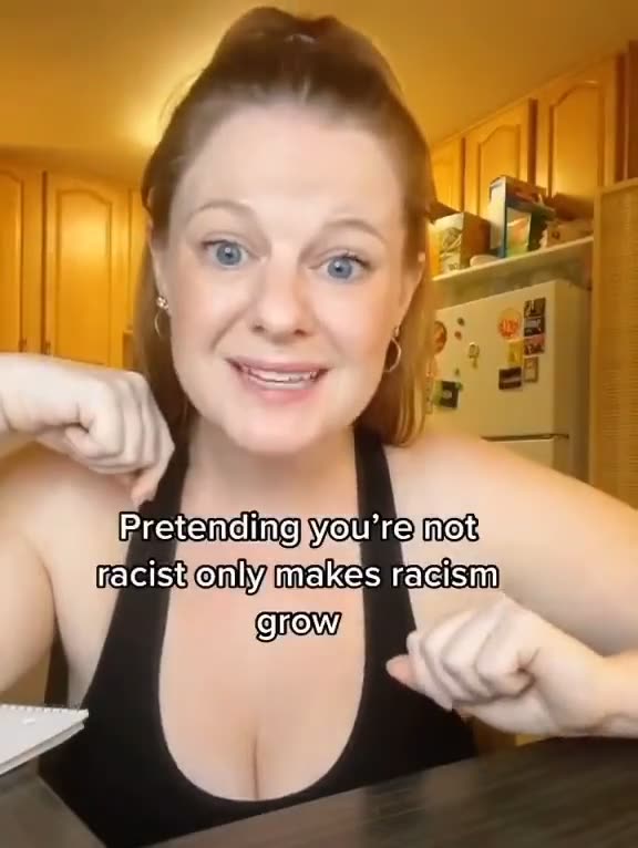 News Break: Retard sings "If you are white yes you are racist"