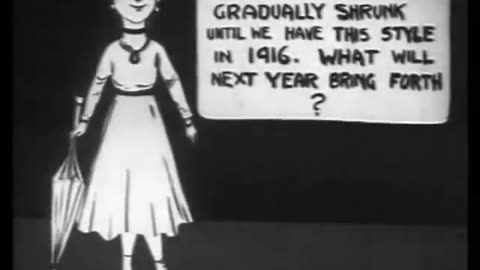 The Evolution of the Skirt (1916)