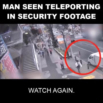 Man Seen Teleporting in Security Footage?!?!?! #UFO #Alien #ET #USO #UAP #Disclosure 👉👉👉 Follow me
