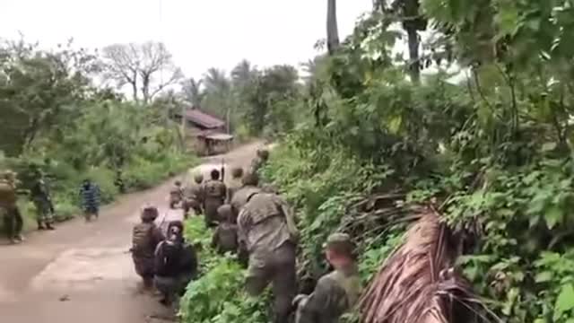 THE REAL ACTION IN MILITARY ACTIVITY IN WAR.