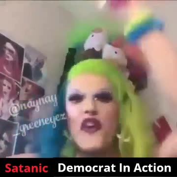 Satanic Democrat In Action