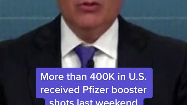 More than 40OK in U.S.received Pfizer booster shots last weekend