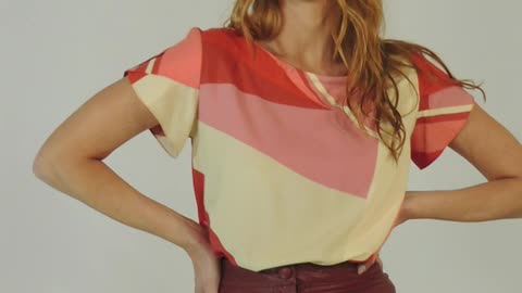BLUSA TULIPA ESTAMPA AMORE