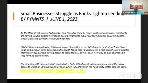 15 Minutes Business Loan Training with Wade