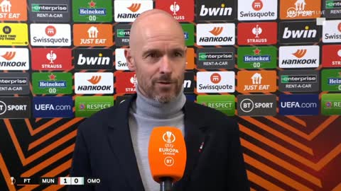 Erik ten Hag Post-match interview | Man United vs omonia Nicosia Europa league