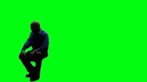 GREEN SCREEN - Walter White sitting down