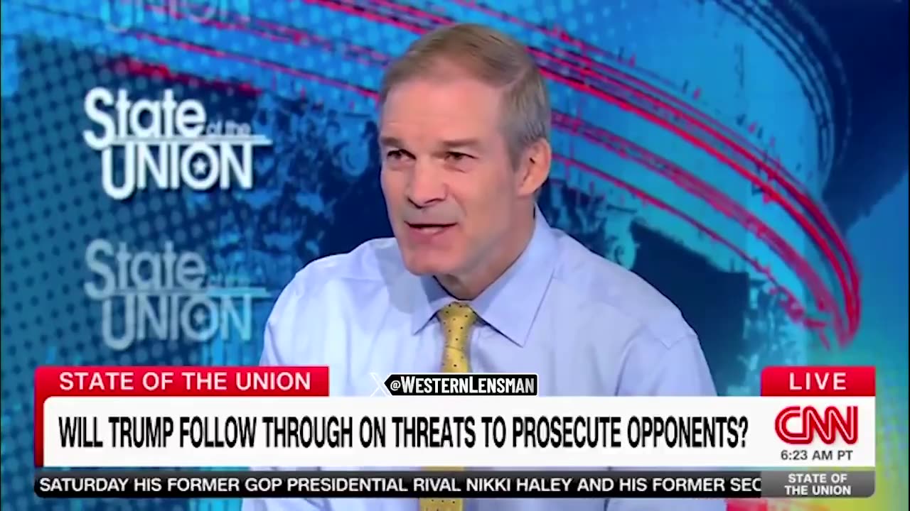 Jim Jordan to Dana Bash over Trump’s mission to protect free speech — cites the “Dream Team