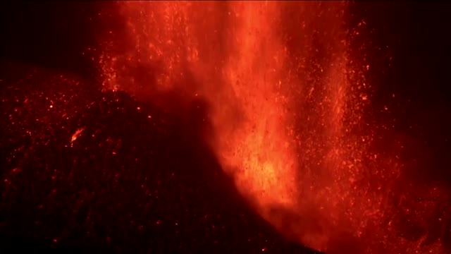 North side of La Palma volcano collapses