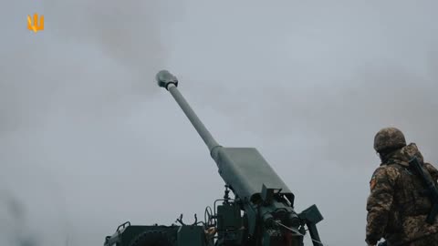 Video from the Crew of a Ukrainian Made Artillery Gun