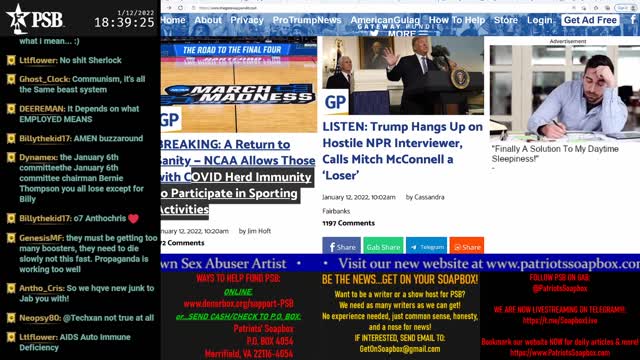 2022-01-12 17:00 EST - Freedom Rings: with Pamphlet Anon