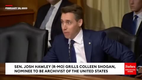 'This Is The Most Extraordinary Thing I Have Ever Seen' Hawley, Biden Nom Clash