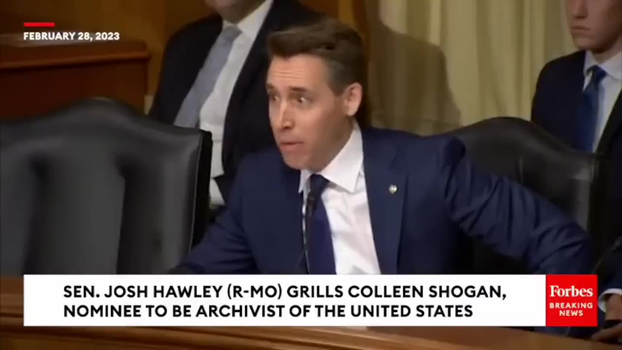 'This Is The Most Extraordinary Thing I Have Ever Seen' Hawley, Biden Nom Clash