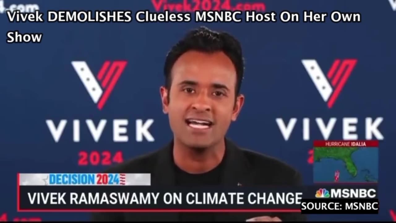 Vivek DEMOLISHES Clueless MSNBC Host On Her Own Show