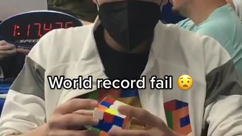 He was so close to the world record 🤯