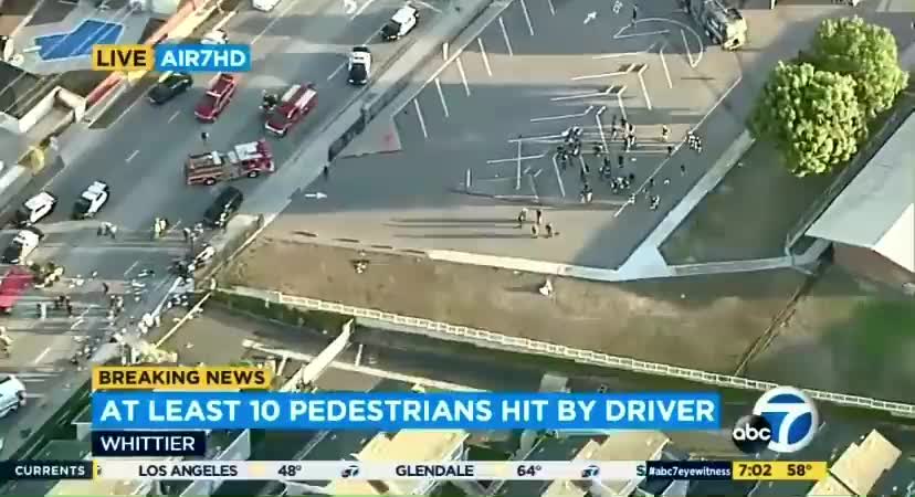Deliberate? Possibly Dozens Of LA County Sheriff's Recruits Mowed Down By Out Of Control Driver