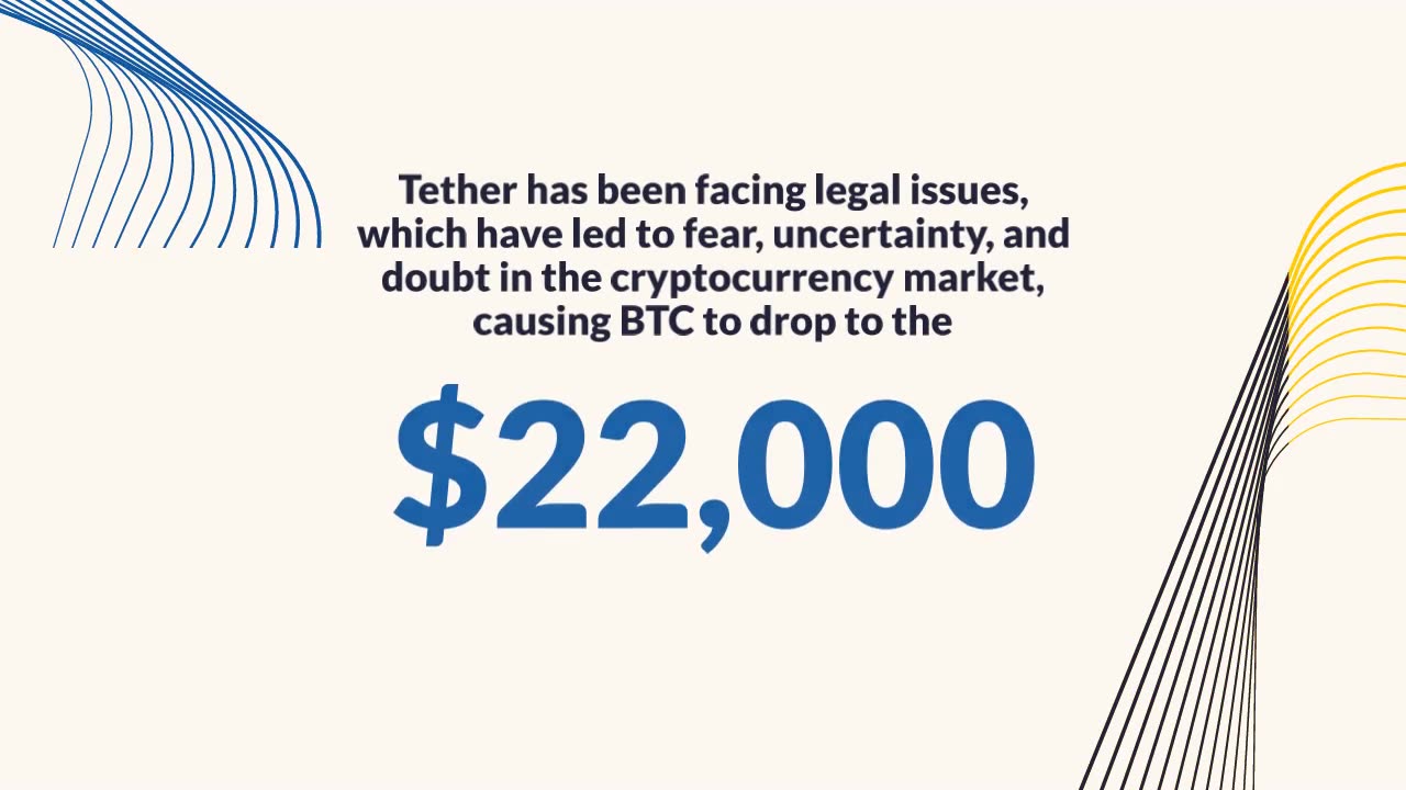 Bitcoin Price Prediction as Tether Fear Uncertainty and Doubt Sends BTC to $22,000 Level