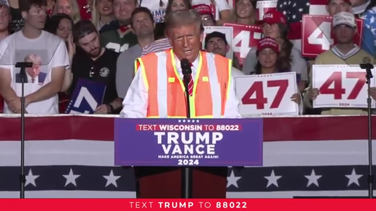 Donald Trump Rally Green Bay Wisconsin 10/30/24