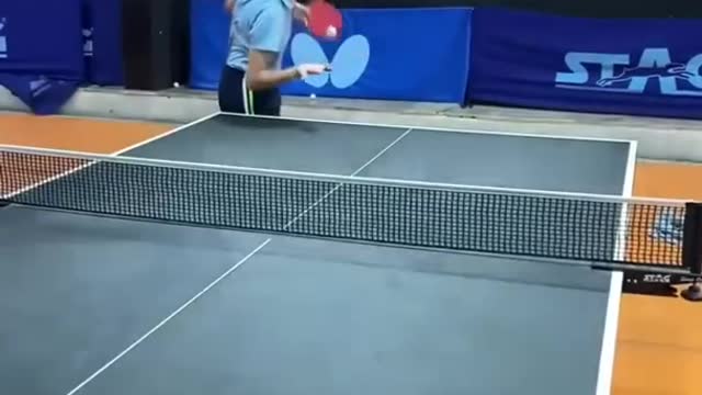 Fast Long Side Cut Service🏓Table Tennis Service SlowMotion