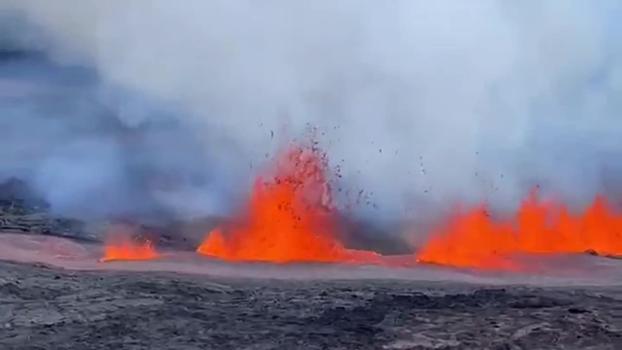 World's largest active volcano Mauna