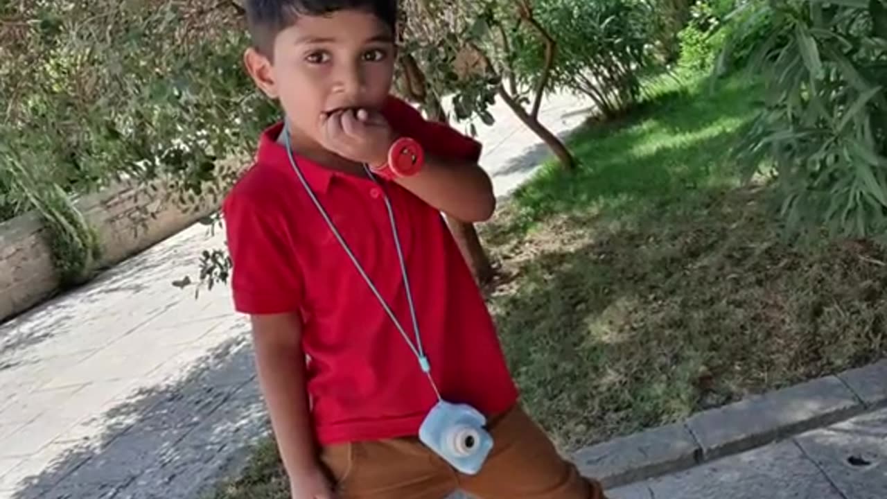 A Little Boy visiting in Azerbaijan