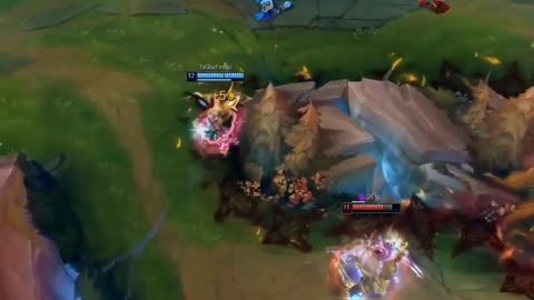 League of Legends game Korean service king operation clip