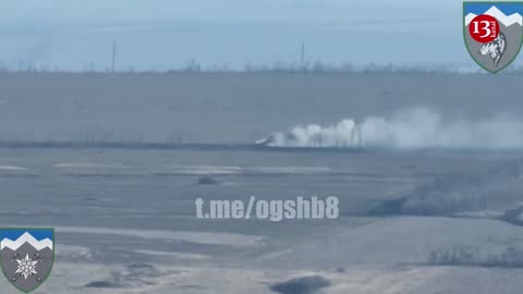 Strong blast in Russian tank after being hit by Ukrainian army’s “Stugna-P" anti-tank missile