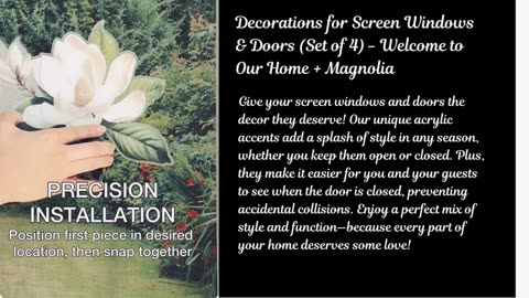 Best Windows & Doors Decorations for Christmas - Mesh Magnets