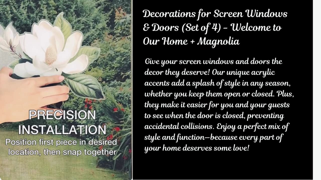 Best Windows & Doors Decorations for Christmas - Mesh Magnets