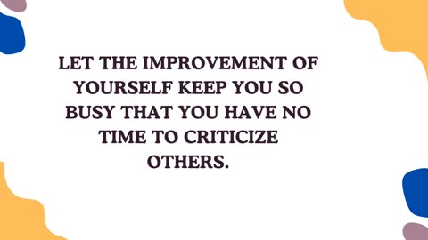 Let the improvement of yourself | Quote