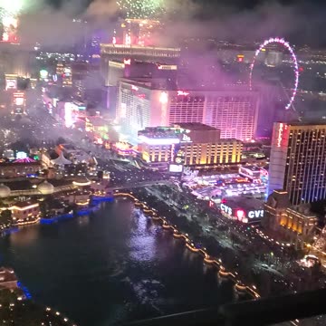 Las Vegas New Years Fireworks Show