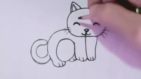 🔴 Very Easy! How to turn Words Cat Into a Cartoon Cat. (Wordtoons) learning step by step for kid