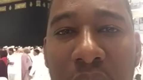 Basheer Jones in Mecca at the Kaaba - Saudi Arabia
