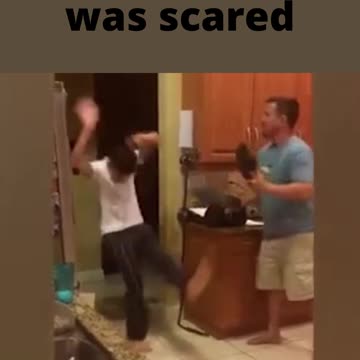 did not expect and was scared