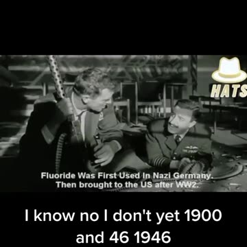 Fluoridation of the water - Truth in plain sight (1 min clip)