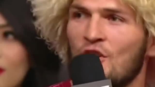 Khabib wasn't lying when he said... I m gonna smesh your boy
