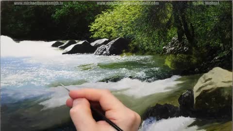 Painting This Rushing River